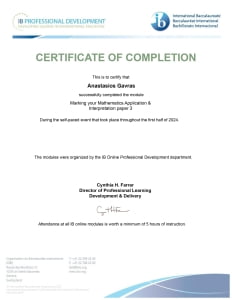 Certificate Cat3 scaleda